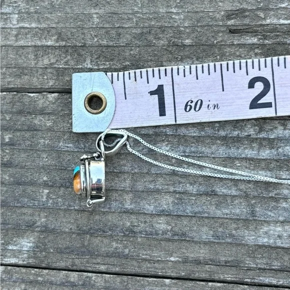 Spiny Oyster, Turquoise Poison Necklace - Picture 14 of 14